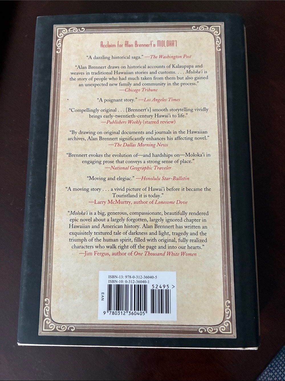 Honolulu by Alan Brennert - Green Cover Novel - Picture 3 of 5